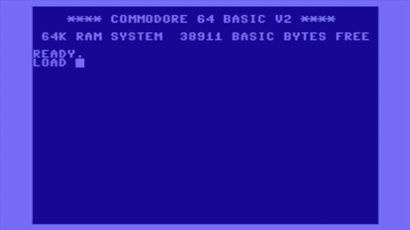 Commodore 64 homescreen